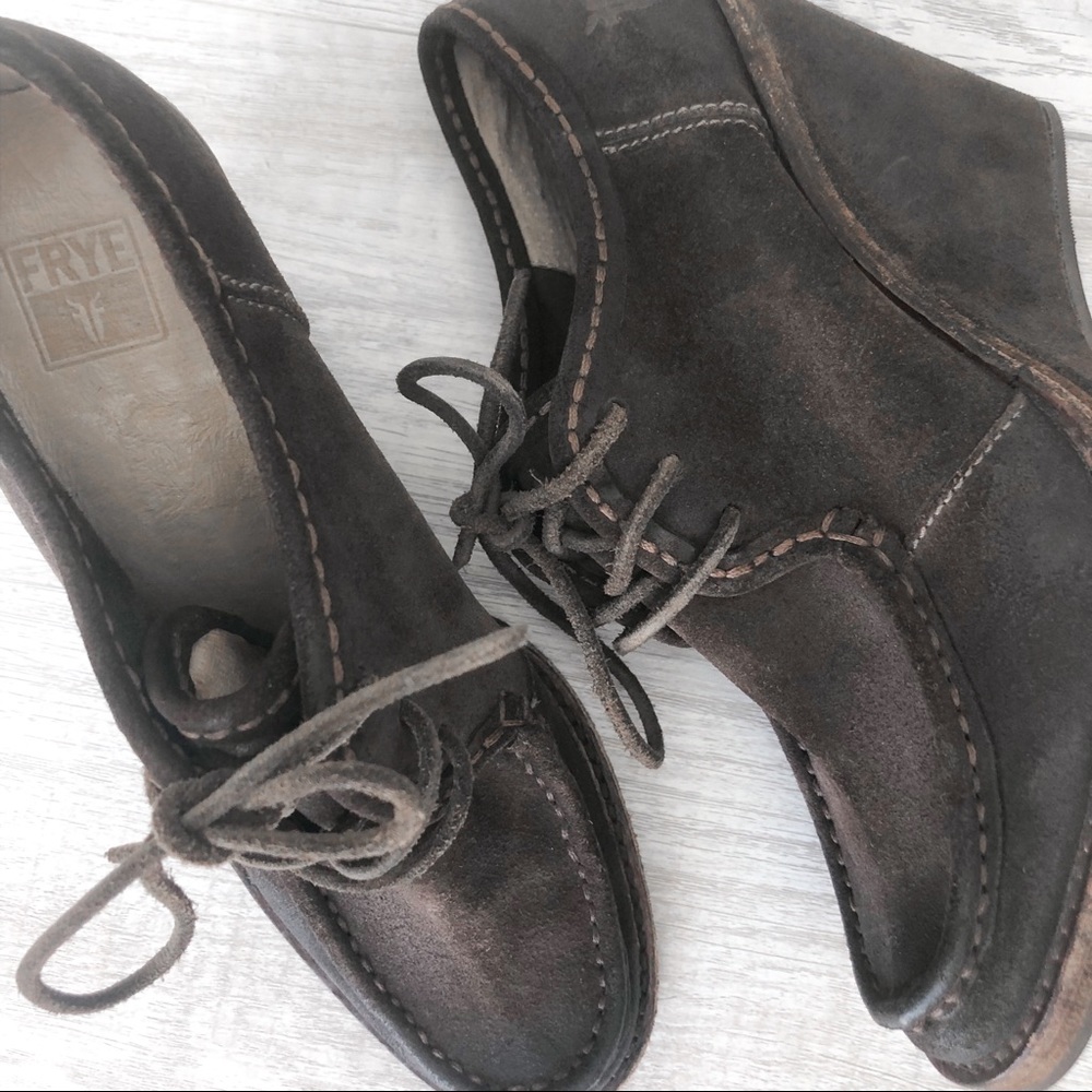 Frye | Carolina Lace-Up Wedge Bootie